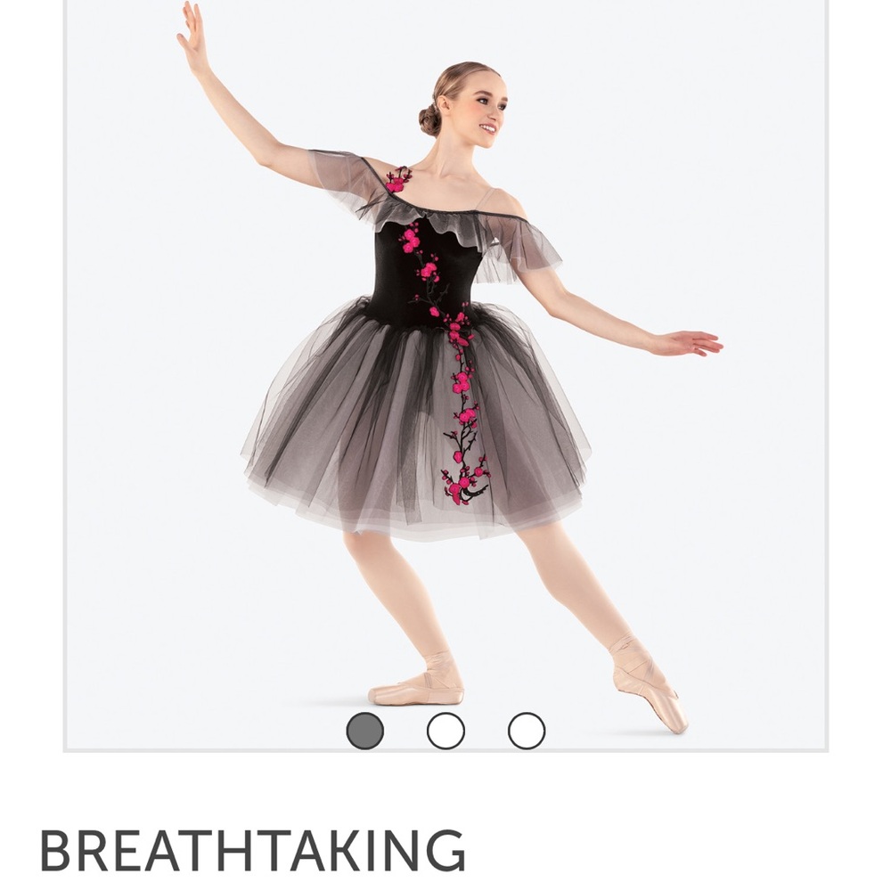 Revolution Dancewear Breathtaking ballet tutu costume, black, SA